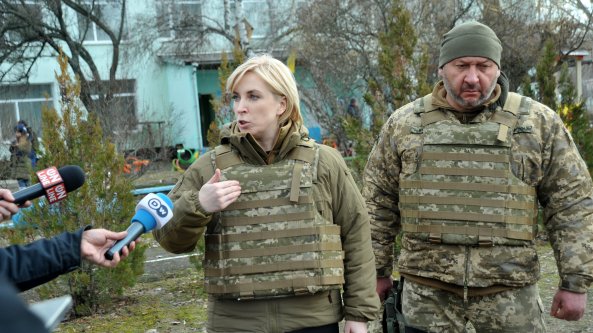 Iryna Vereshchuk, la vicepremier ucraina nel bunker: