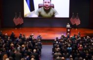 Appello di Zelensky al Congresso Usa; 