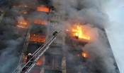 Un condominio di Kiev è stato colpito dall'artiglieria russa