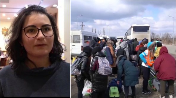 Moldavia, volontari accolgono i profughi al confine: 