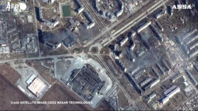 La distruzione della città nelle immagini satellitari