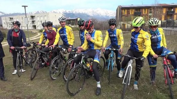 Dalla Turchia a L'Aquila, il viaggio della nazionale ucraina di ciclismo: 