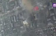 Il drone filma i russi all'attacco di Mariupol