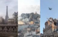 Parigi bombardata, Torre Eiffel in fiamme: il video di propaganda ucraina per ottenere la no fly zone