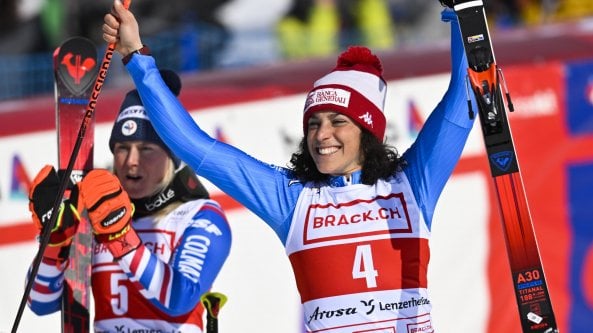 Federica Brignone seconda nel gigante di Lenzerheide: 
