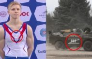 Lo sfregio del ginnasta russo: sul podio col campione ucraino indossa il simbolo dell'invasione   