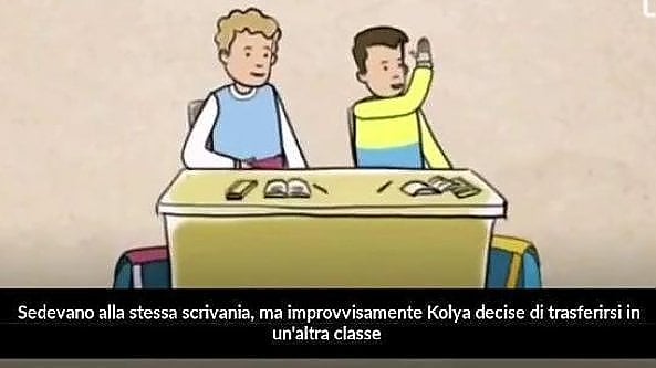 Il cartone animato di propaganda spiega ai bambini la guerra contro l'Ucraina