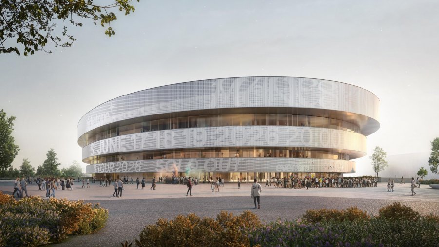 Milano-Cortina 2026, ecco l'arena olimpica firmata David Chipperfield: tre anelli e 16mila posti