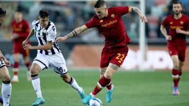 Udinese-Roma 1-1, Pellegrini su rigore al 94' salva i giallorossi