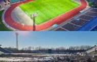 Ucraina, distrutto lo stadio di Chernihiv intitolato a Yuri Gagarin