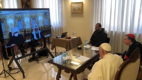 Il Papa a Kirill, guerra sempre ingiusta: 