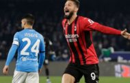 Napoli-Milan 0-1, di Giroud un guizzo che sa di scudetto