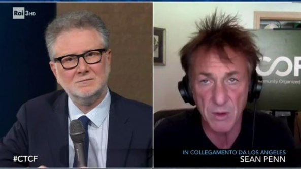 Sean Penn al ritorno dall'Ucraina: 