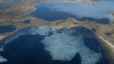 Nell'Artico cavità enormi e colline di ghiaccio a causa dello scioglimento del permafrost