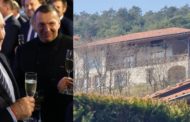 A fuoco una delle ville 