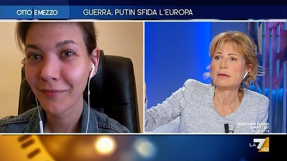 La giornalista russa a Lilli Gruber: 