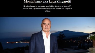 Gli inglesi amano Montalbano: ecco come Luca Zingaretti è finito sul 'Times Magazine'