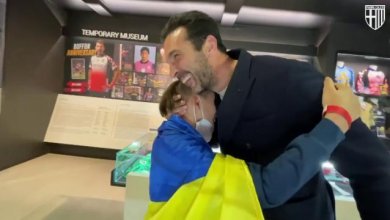 Il sogno del baby portiere diventa realtà: fuggito da Leopoli incontra il suo idolo Gigi Buffon    