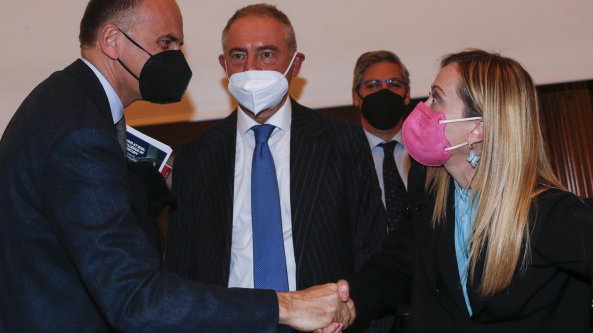 Letta e Meloni, 