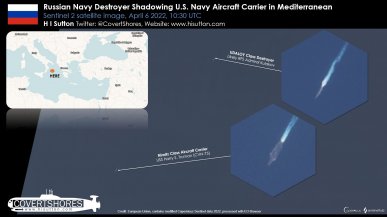 Conflitto in Ucraina, il caccia russo sfida la portaerei Usa in Calabria