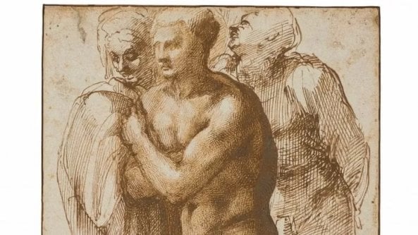 All'asta a Parigi un disegno inedito attribuito a Michelangelo