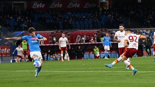 Napoli-Roma 1-1: Insigne illude gli azzurri, El Shaarawy al 91' ne ferma la corsa scudetto