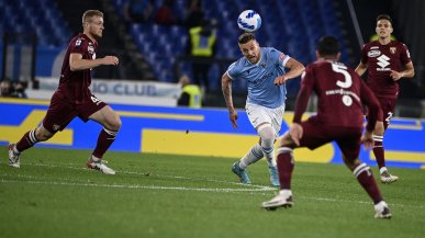 Lazio-Torino 1-1: Pellegri torna al gol, Immobile pareggia al 92'