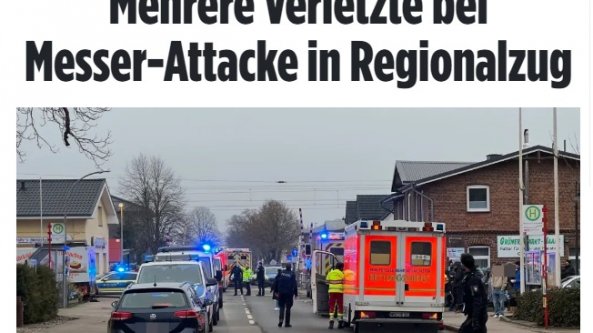 Germania, attacco con un coltello su un treno: sette feriti