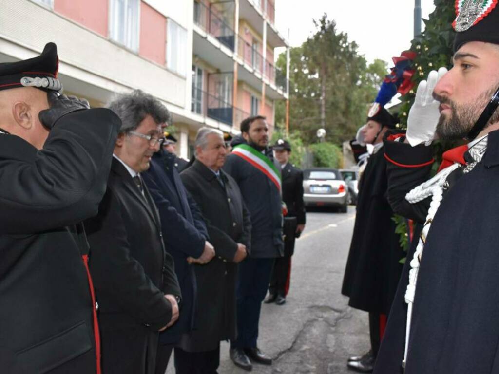 In via Riboli la commemorazione dei carabinieri Tuttobene e Casu, uccisi dalle Br