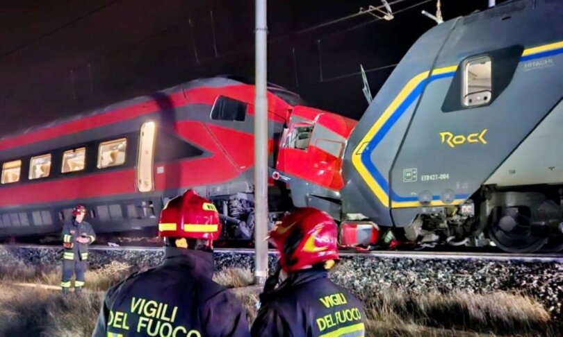 Scontro tra due treni a Faenza, 17 feriti lievi